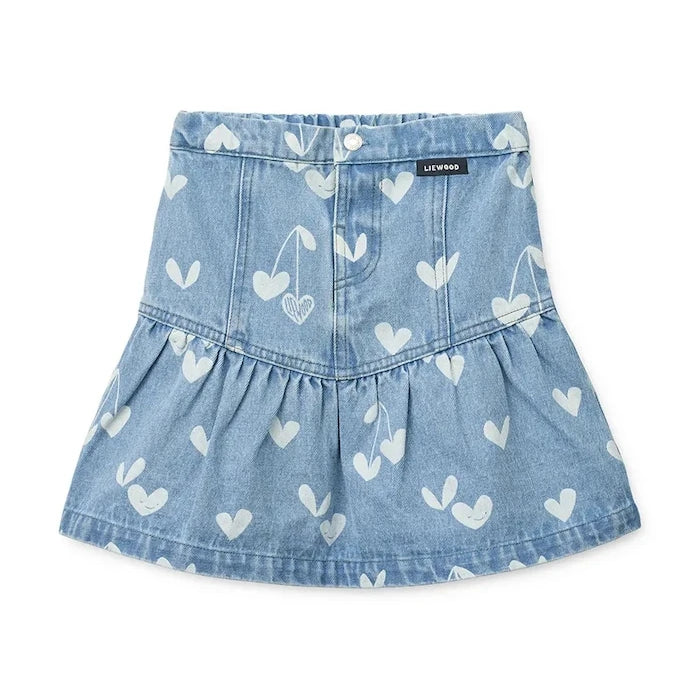 Liewood пола Dayla Printed Denim Skirt