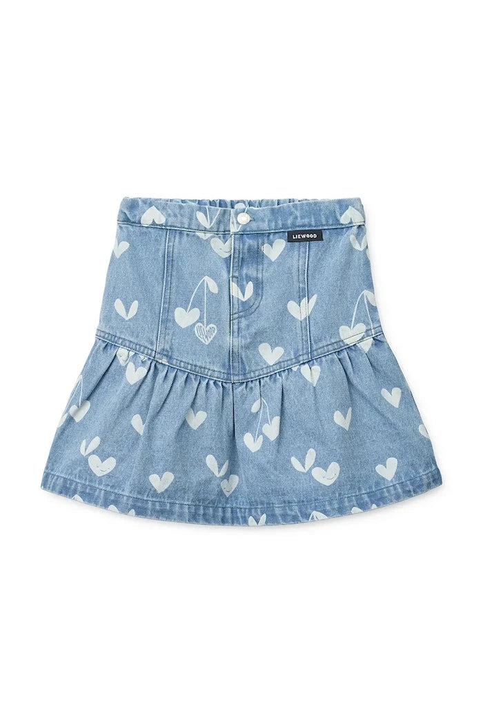 Liewood пола Dayla Printed Denim Skirt