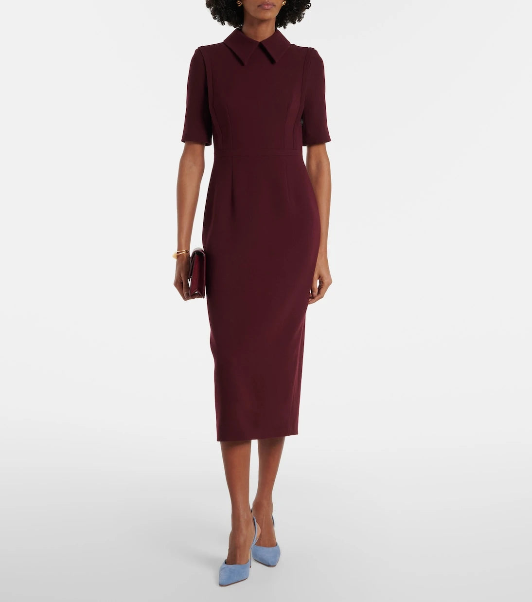Emilia Wickstead - Valletta wool crêpe midi dress