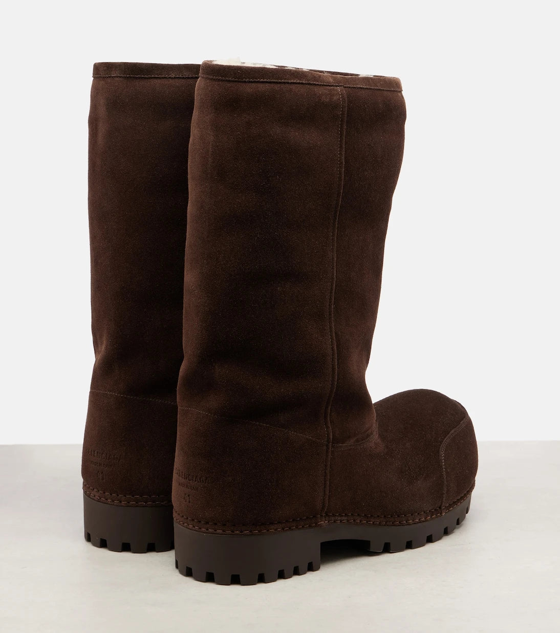 Balenciaga - Alaska suede mid-calf boots