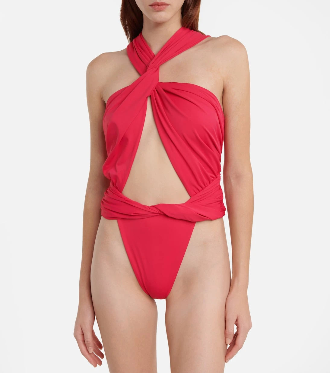Magda Butrym - Cutout halterneck swimsuit