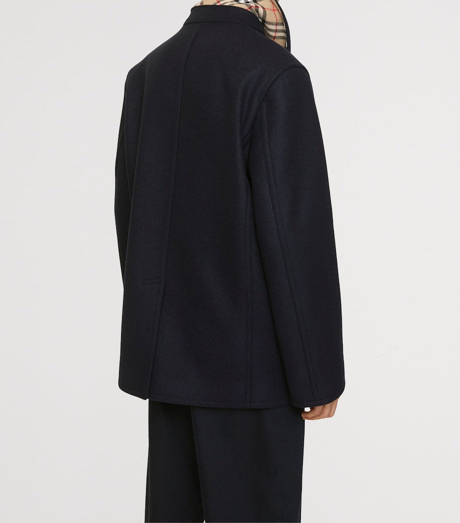 Navy Wool Pea Coat