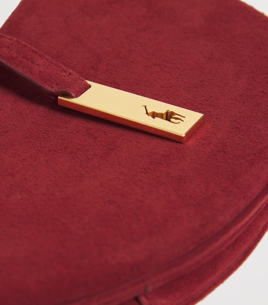 Mini Suede ID Shoulder Bag