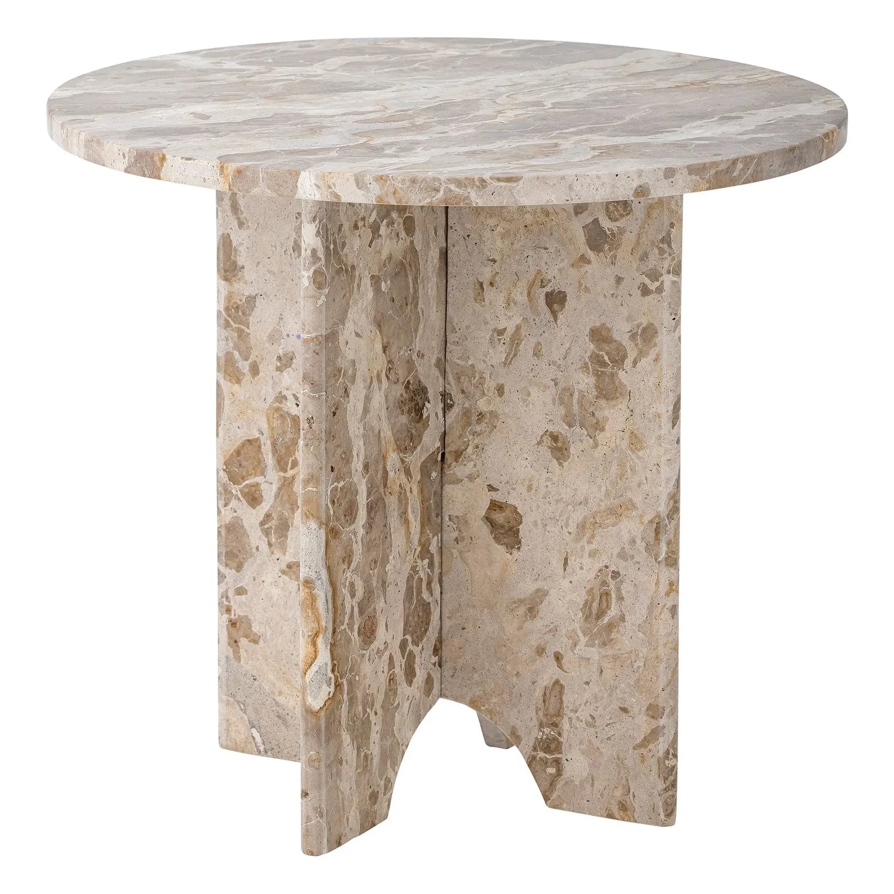 Bloomingville - Jasmia side table in marble | Brown