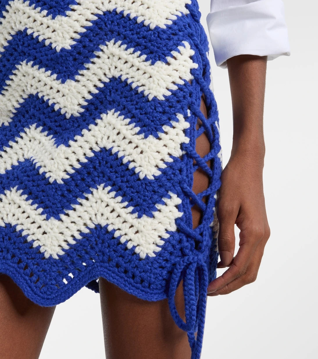 Farm Rio - River Nature crochet miniskirt