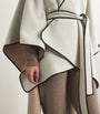 Johnstons Of Elgin Beige Wool-Cashmere Belted Cape