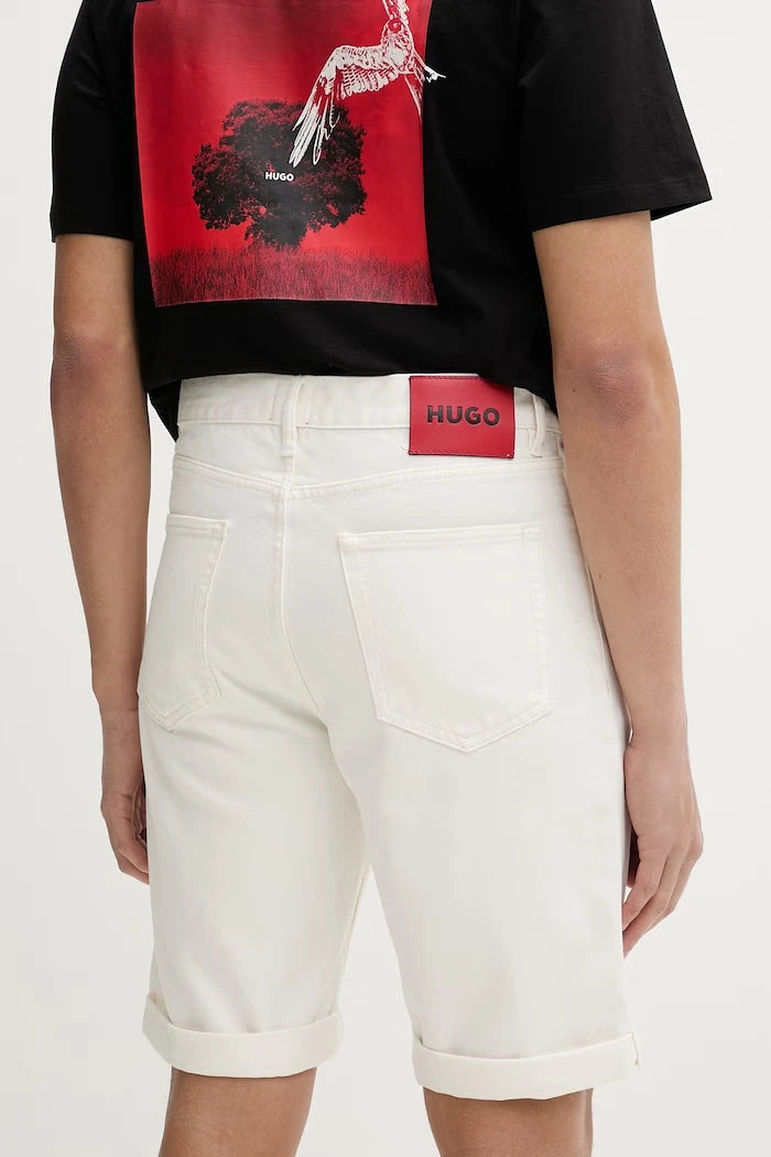 HUGO erkek denim kısa pantolon HUGO 838/S