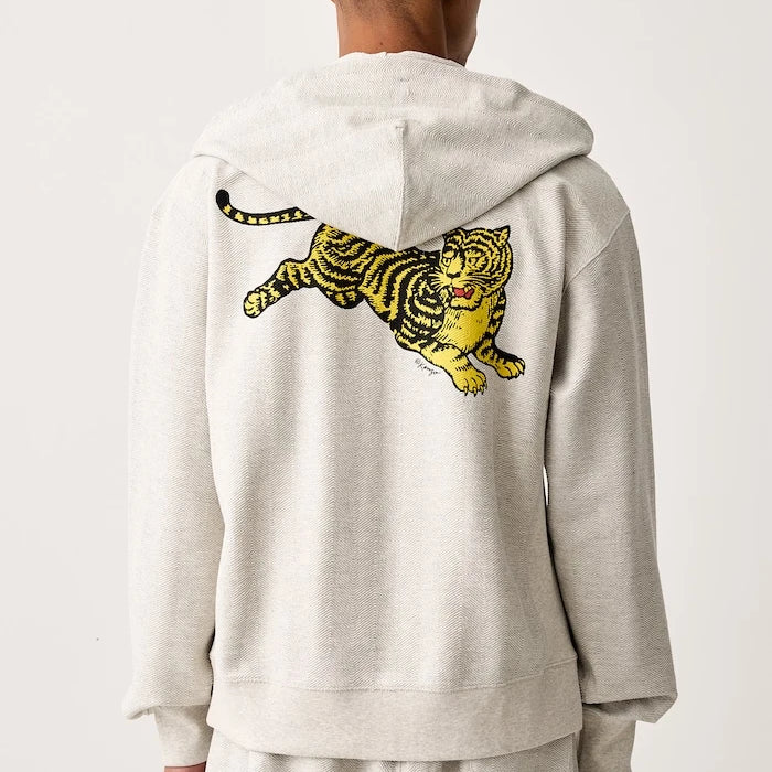 Kapüşonlu erkek pamuklu sweatshirt
