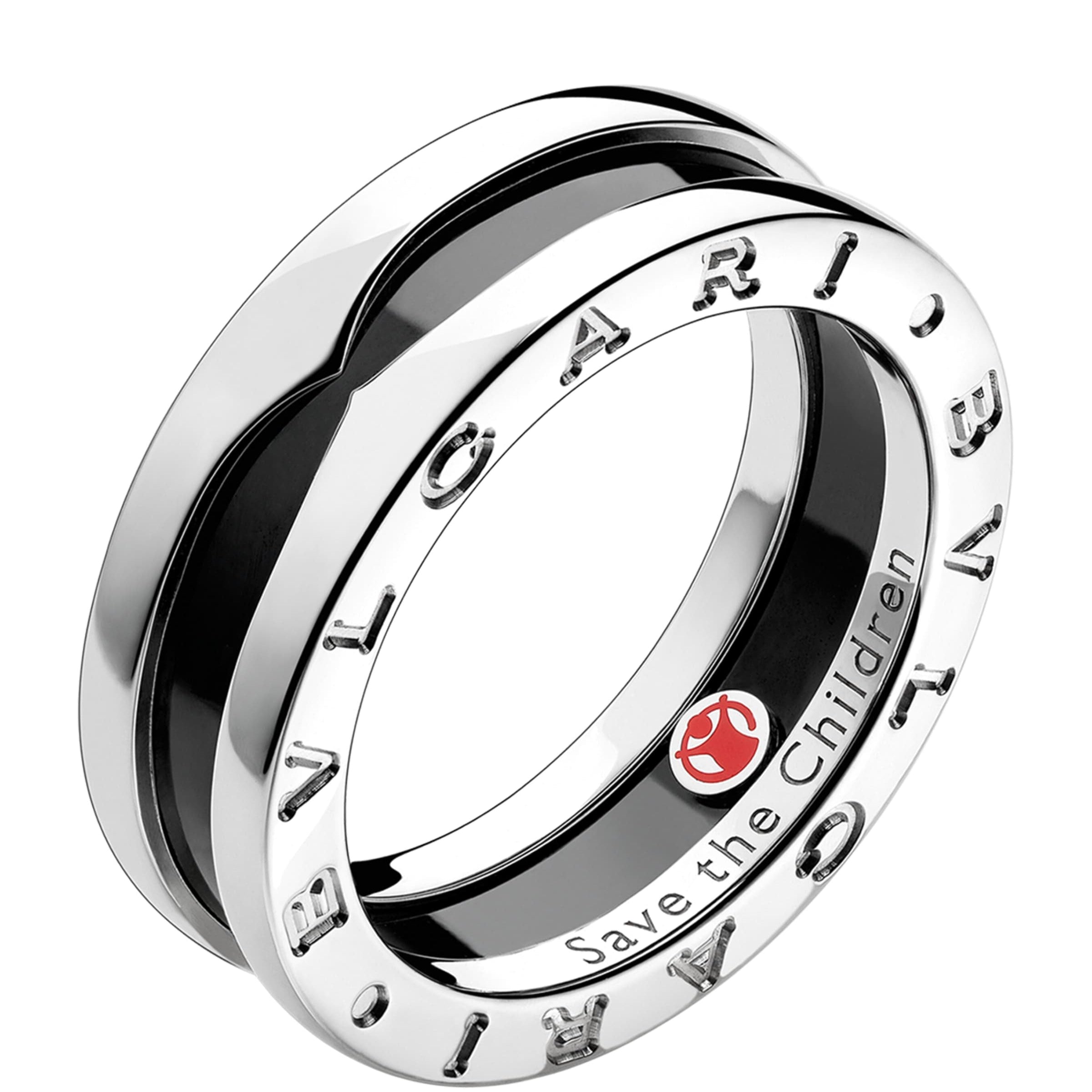 Bvlgari x Save the Children Sterling Silver B.zero1 Ring