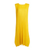 Pleats Please Issey Miyake Yellow Monthly Colors July Midi Dress