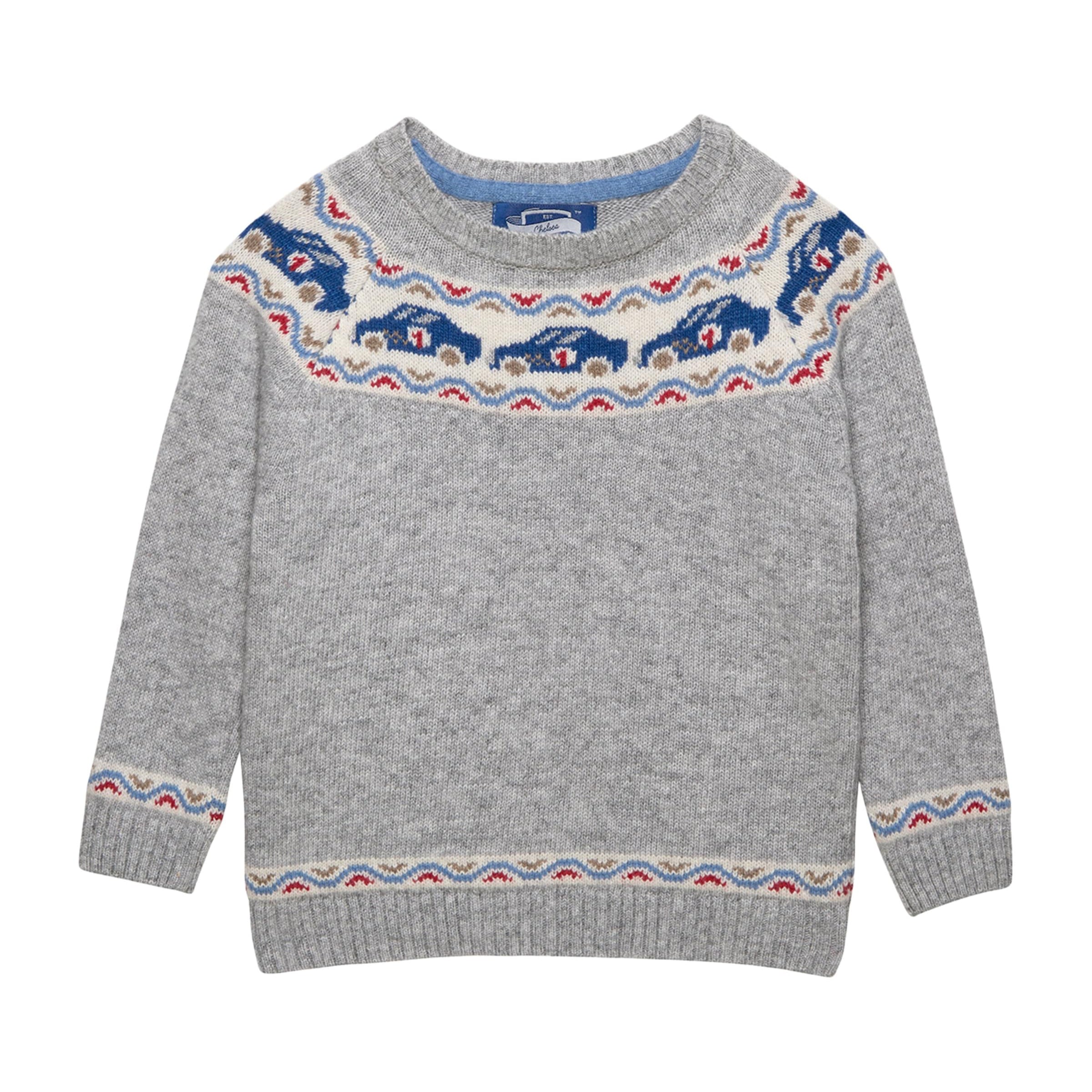 Wool-Blend Fair Isle Sebastian Sweater (6-11 Years)