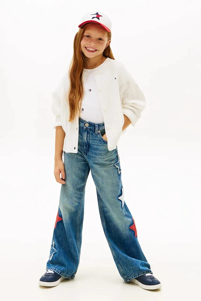 Tommy Hilfiger жилетка за деца от памук