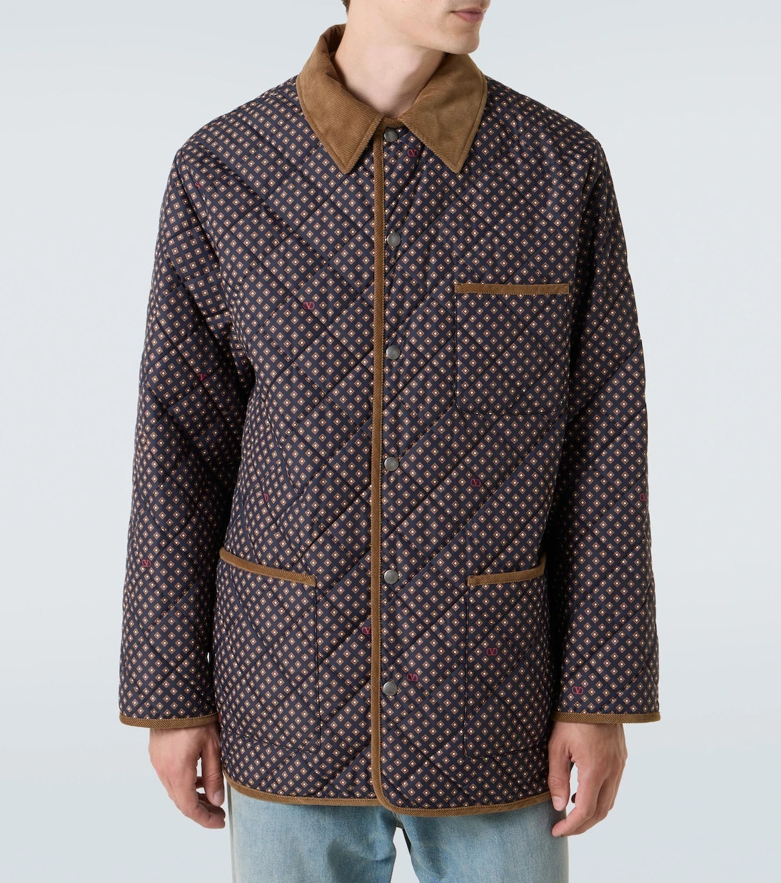 Valentino - Polka-dot quilted jacket