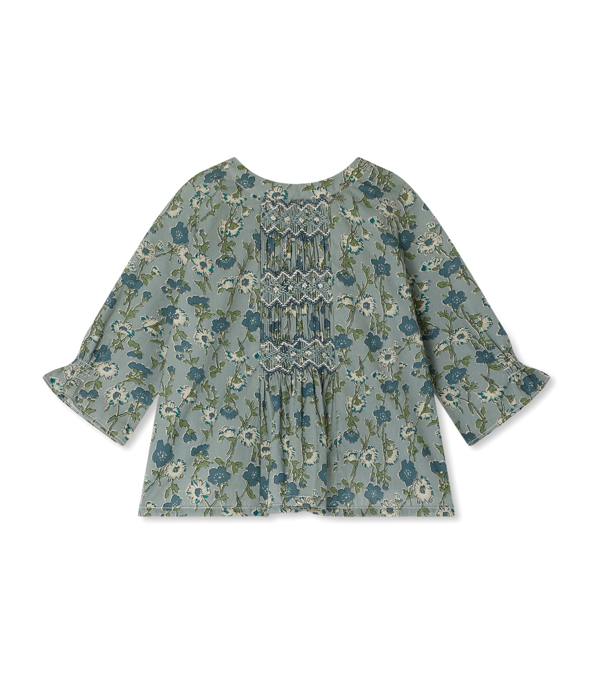 Organic Cotton Smocked Blissi Blouse (24-36 Months)