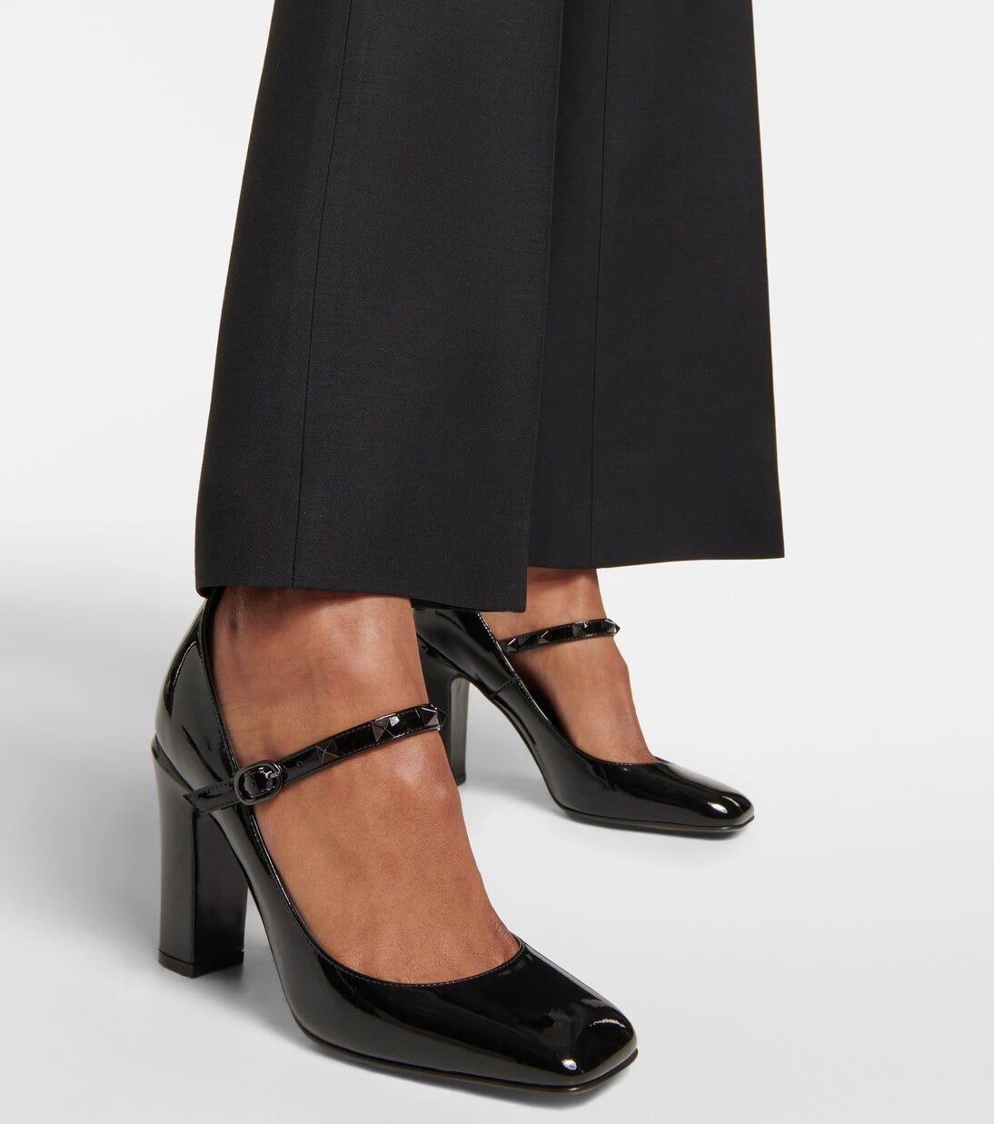 Valentino Garavani - Tan-Go patent leather pumps
