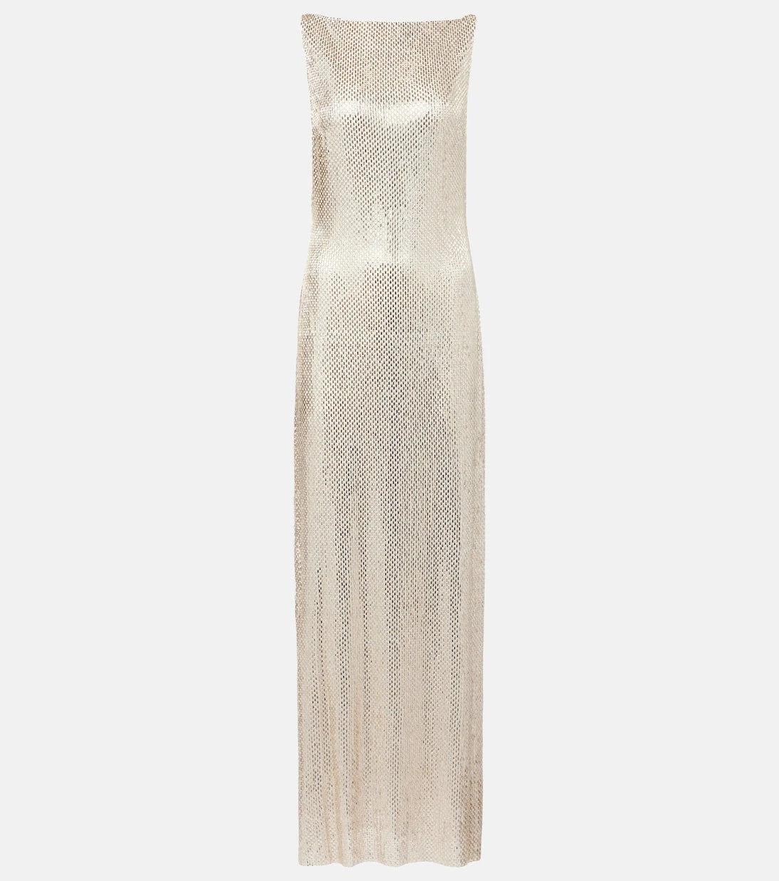 Roland Mouret - Crystal-embellished mesh gown