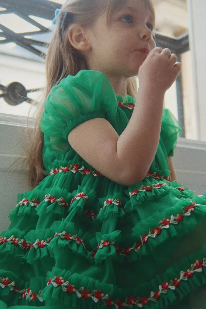 Konges Sløjd babydoll elbise JOELLE DRESS