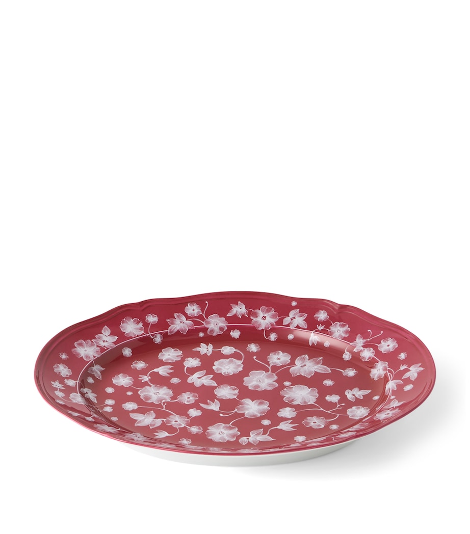 Cabana Magazine x Ginori 1735 Porcelain Floral Serving Plate (29cm)