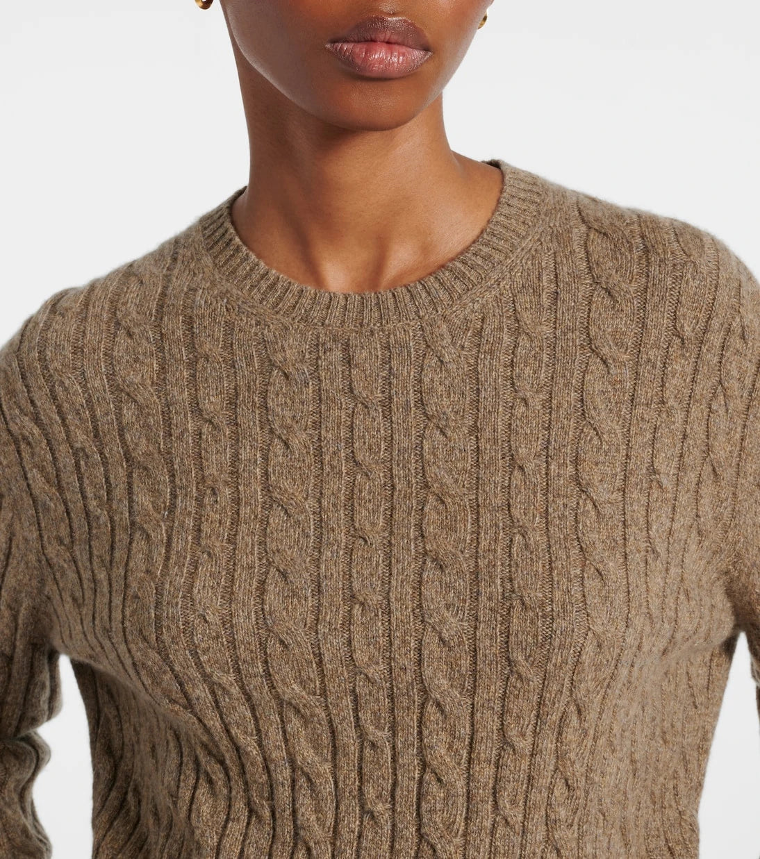 Loro Piana - سترة كشمير محبوكة بأسلاك