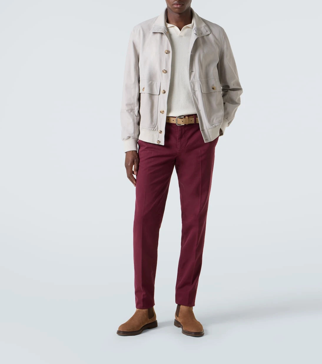 Brunello Cucinelli - Cotton gabardine slim pants