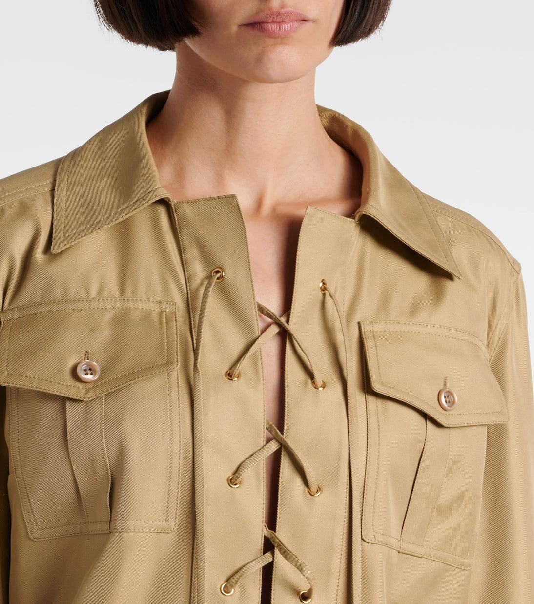 Tom Ford - Safari cotton and silk T-shirt