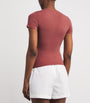 Skims Red Cotton Jersey T-Shirt