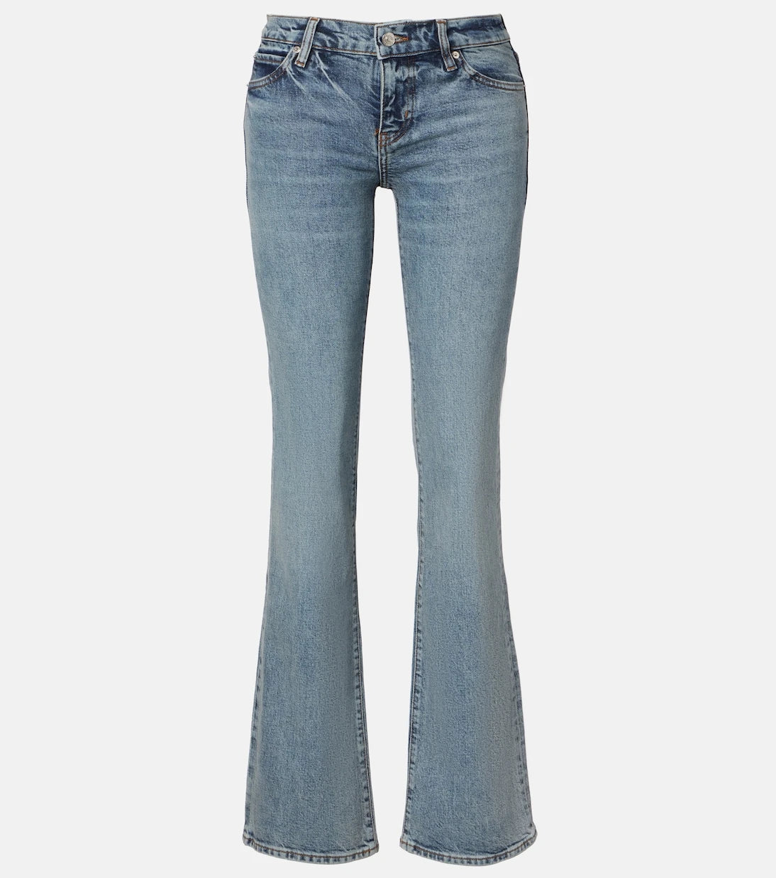 Frame - Le Pixie low-rise flared jeans