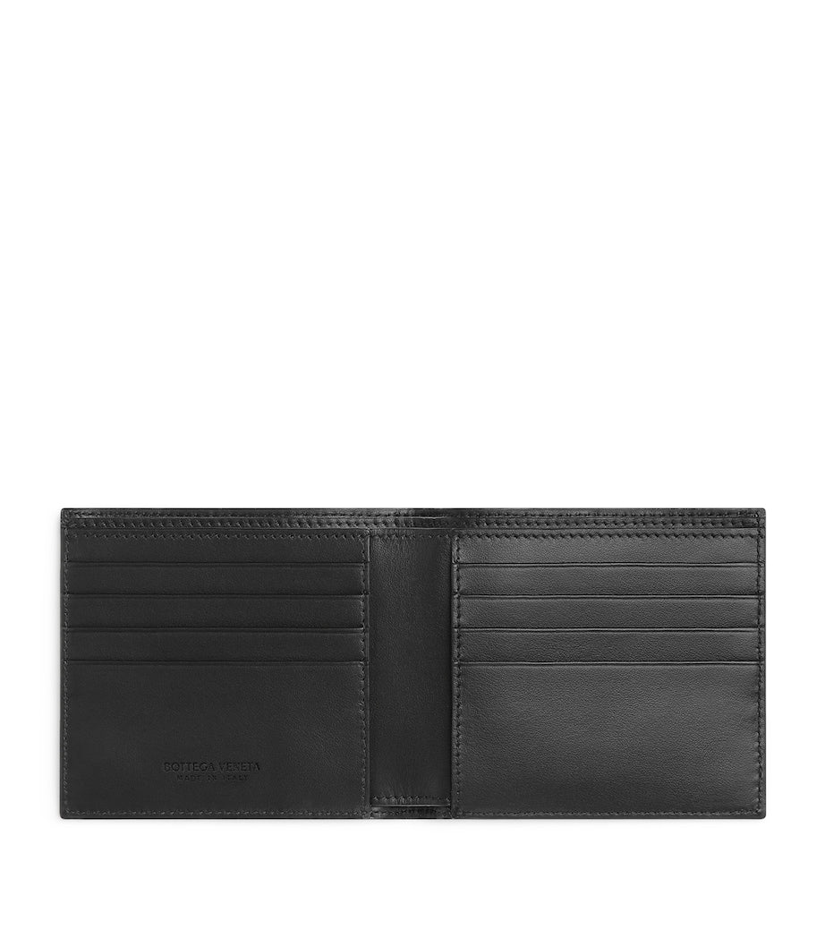 Bottega Veneta Leather Intrecciato Bifold Wallet