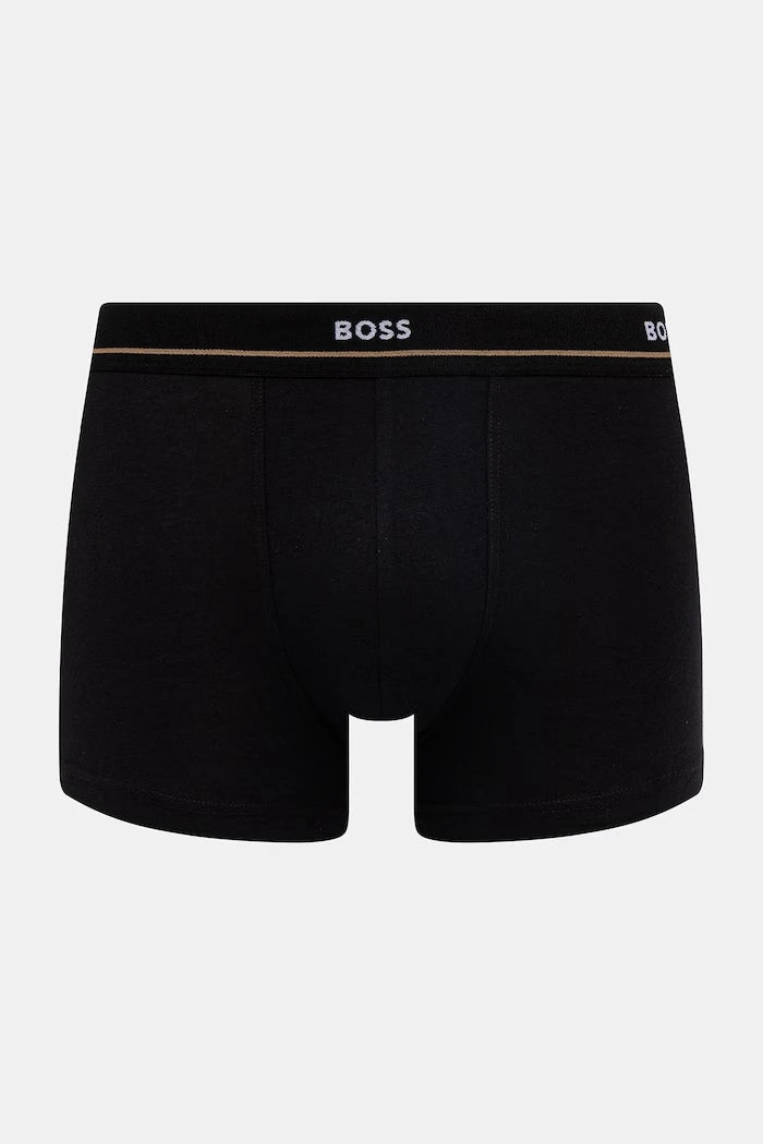 BOSS Erkek Pamuk ve Elastan Boxer Trunk 5P Essential 5’li