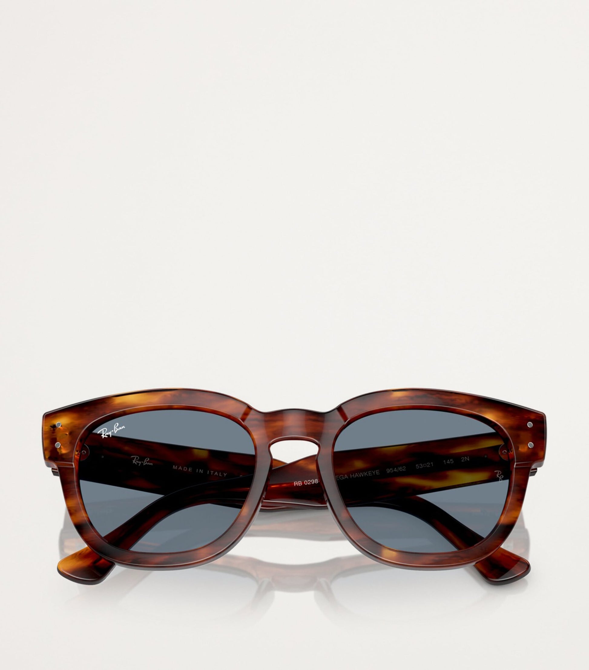 Ray-Ban Brown Propionate Mega Hawkeye Sunglasses