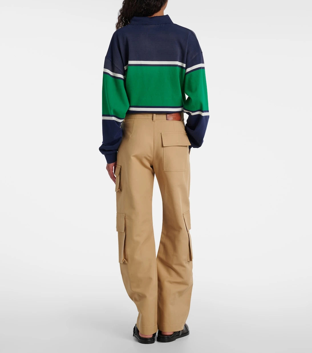 Acne Studios - Layered mid-rise cotton satin pants