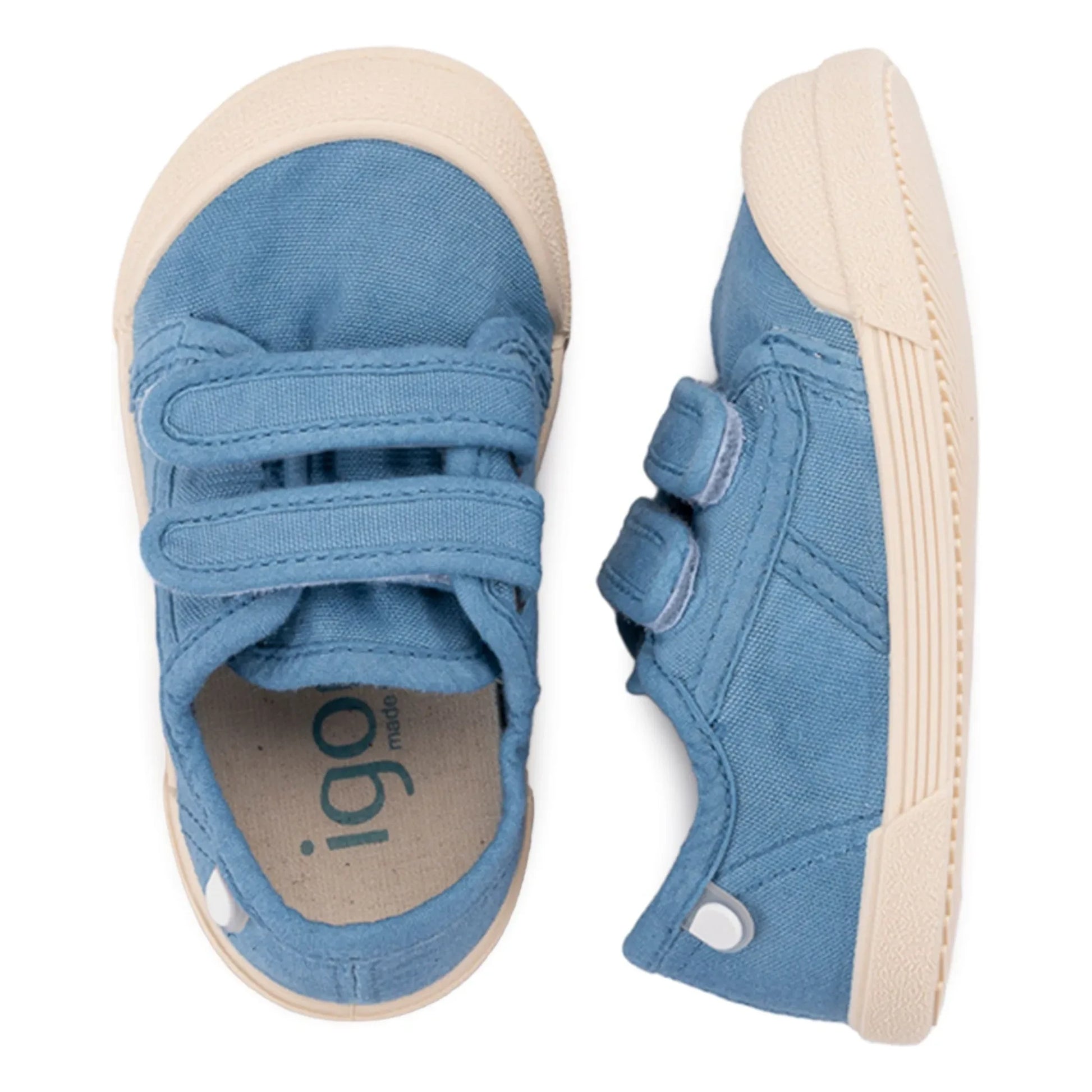 Igor - Lona Double Scratch Sneakers | Azure blue