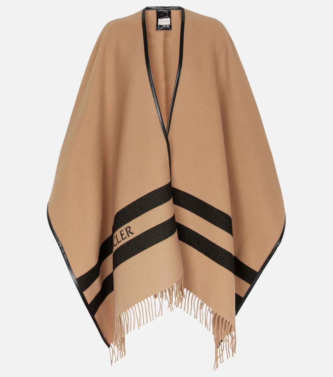 Moncler - Wool logo cape