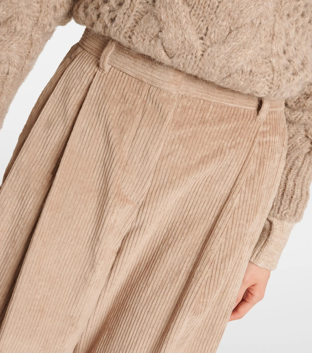 Brunello Cucinelli - Cotton corduroy wide-leg pants
