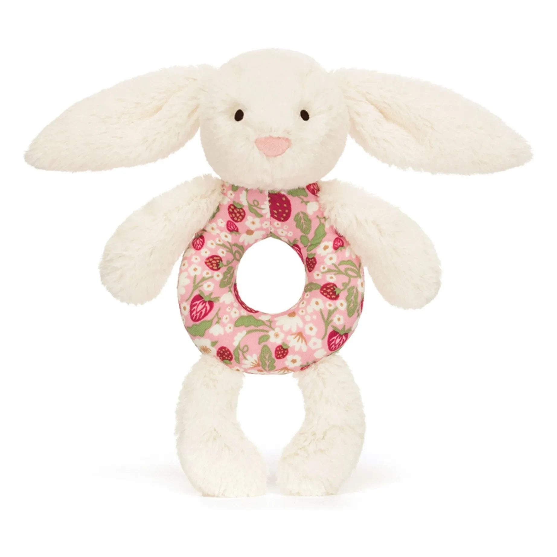 Jellycat - Bunny Berry rattle | Cream