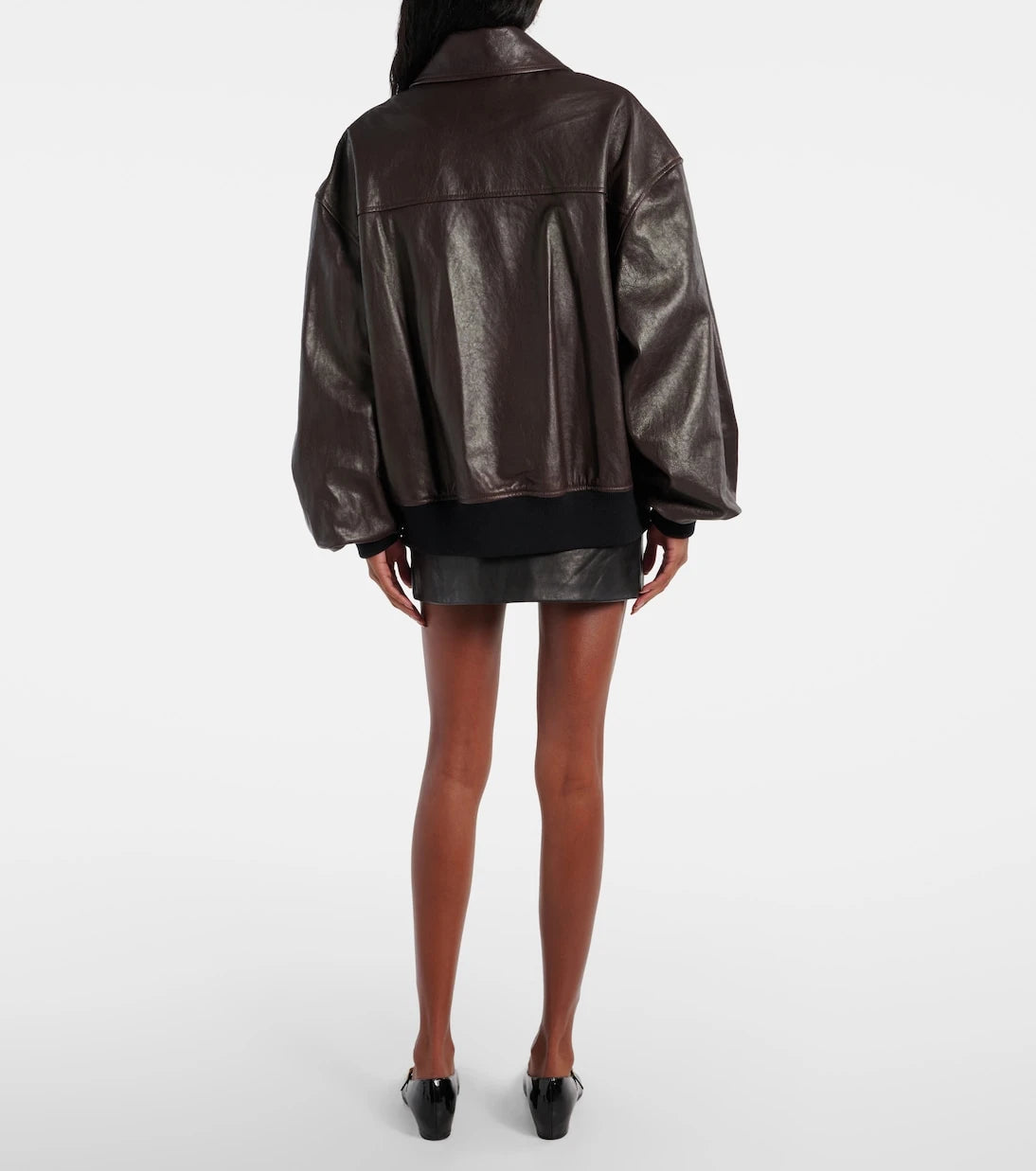 Khaite - Shelman leather blouson