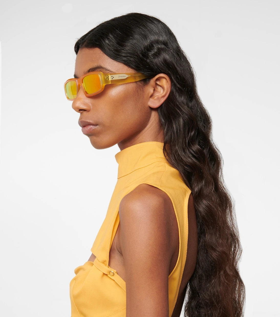 Jacquemus - نظارة ألتو الشمسية مستطيلة الشكل