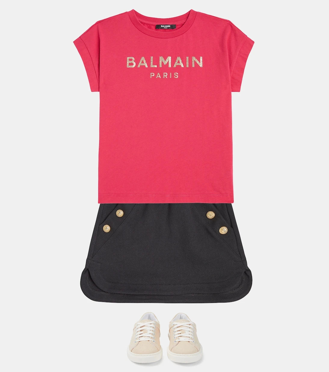Balmain Kids - تنورة قطنية