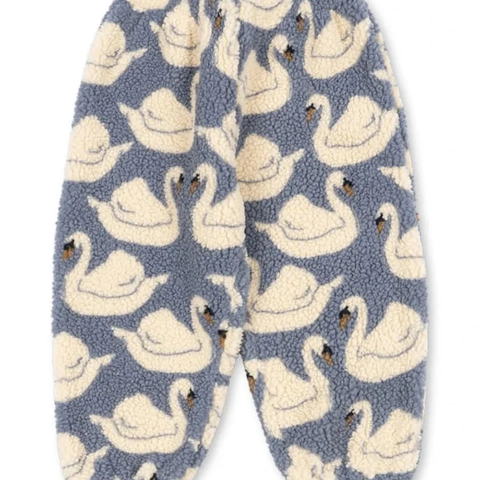 Konges Sløjd çocuk polar spor pantolonu JODY PANTS GRS
