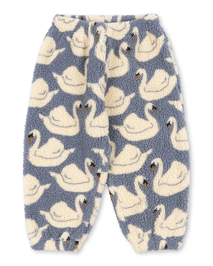 Konges Sløjd çocuk polar spor pantolonu JODY PANTS GRS