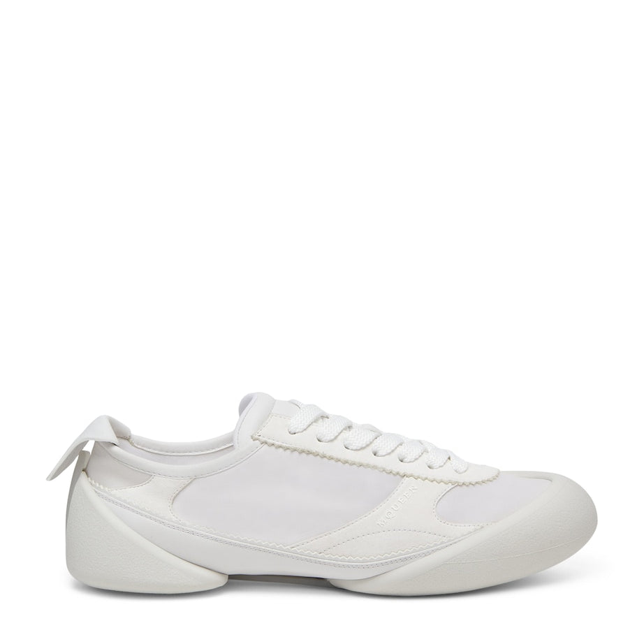 McQueen White Rubber Flexion Sneakers