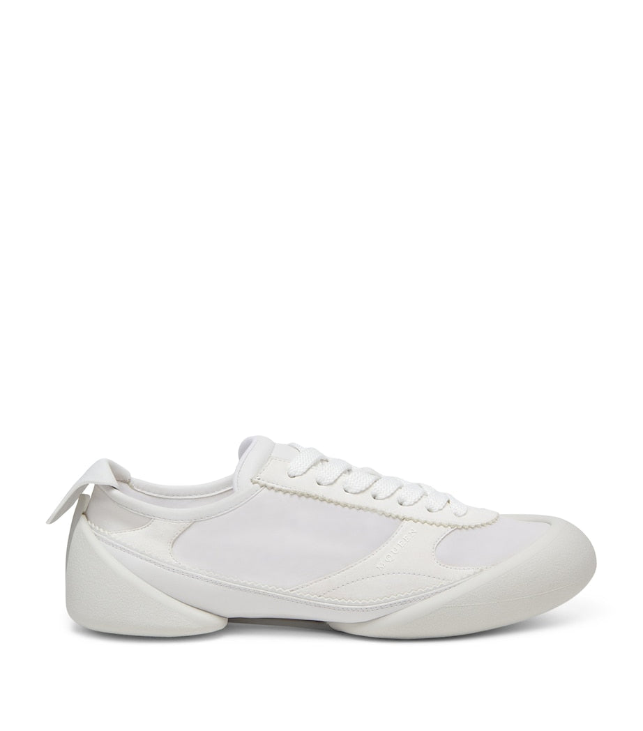 McQueen White Rubber Flexion Sneakers