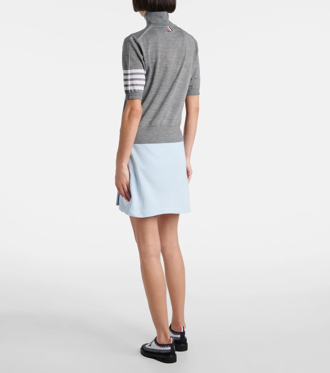 Thom Browne - 4-Bar wool turtleneck sweater