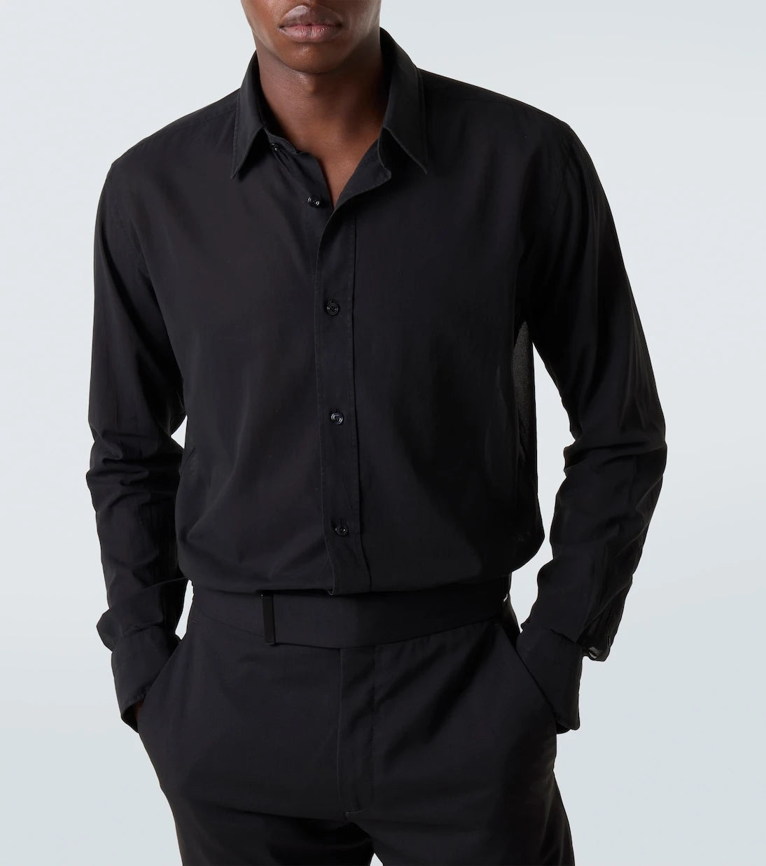 Tom Ford - Cotton voile shirt