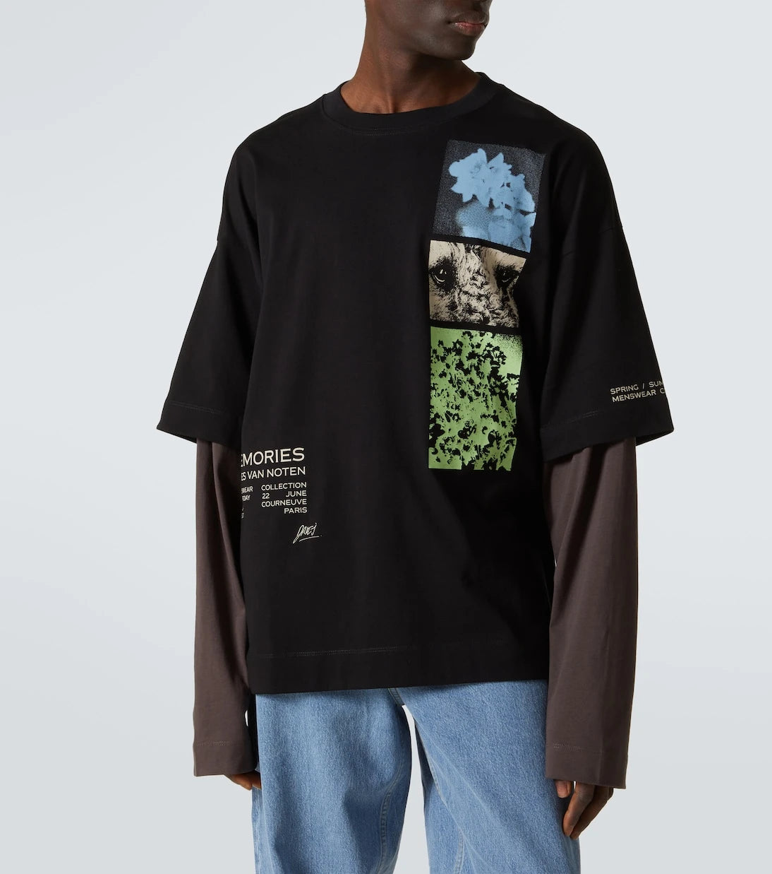 Dries Van Noten - Logo cotton jersey T-shirt