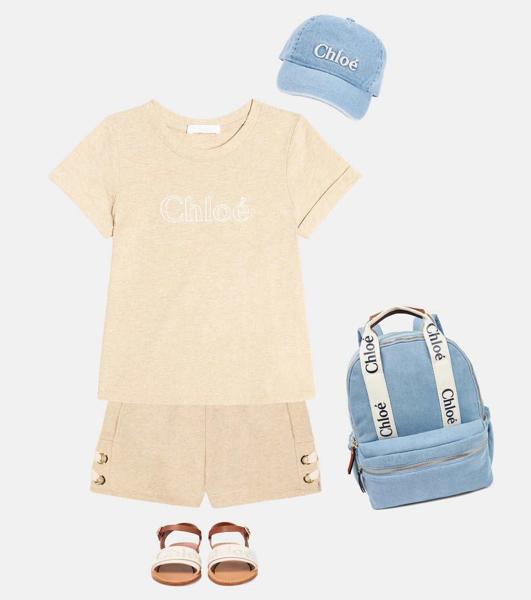 Chloé Kids - Cotton shorts