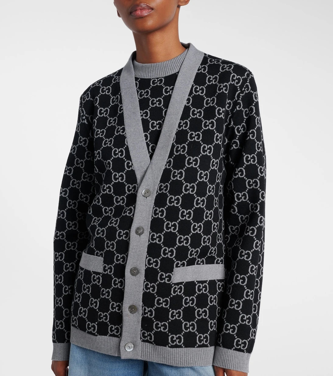 Gucci - GG wool-blend cardigan