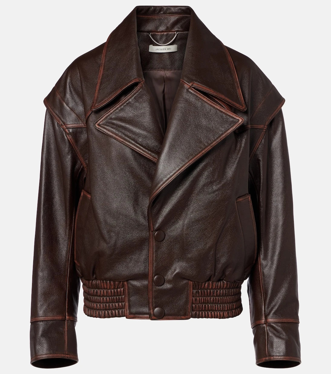Jacques Wei - Leather biker jacket