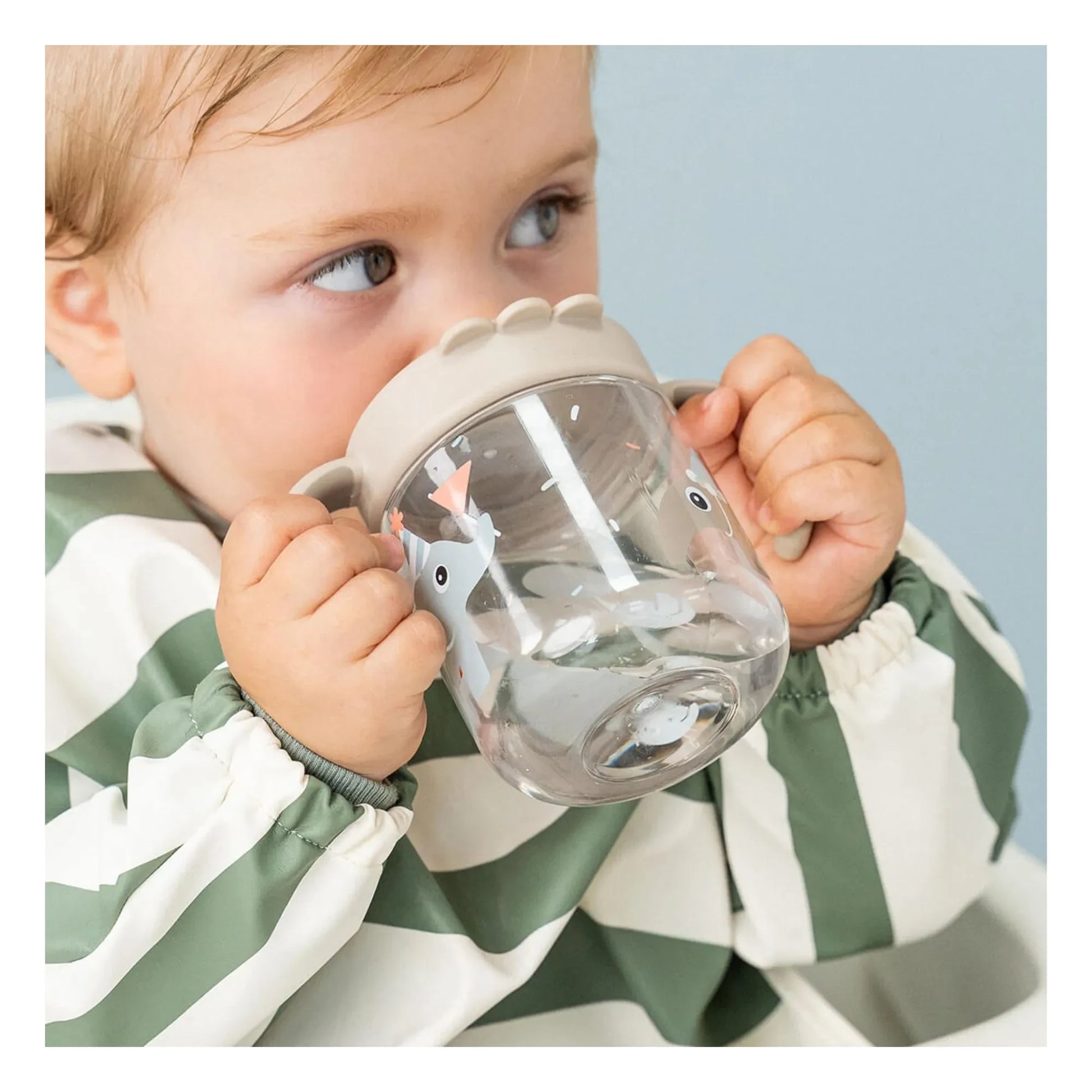 Done by deer - Tiny Farm tritan learning mug | Pink