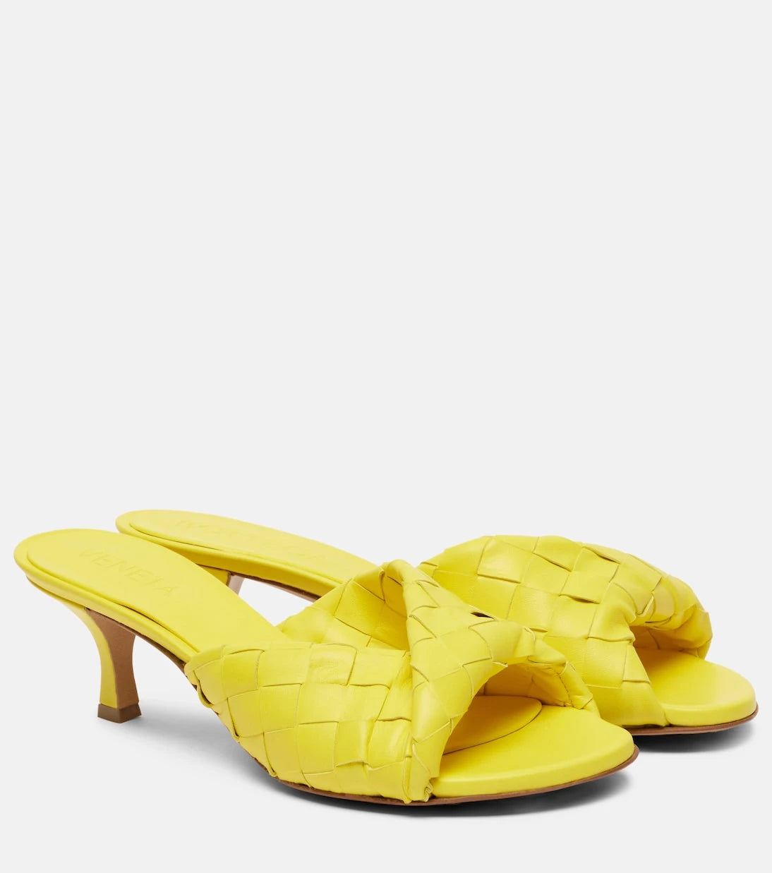 Bottega Veneta - Blink 50 Intrecciato leather mules